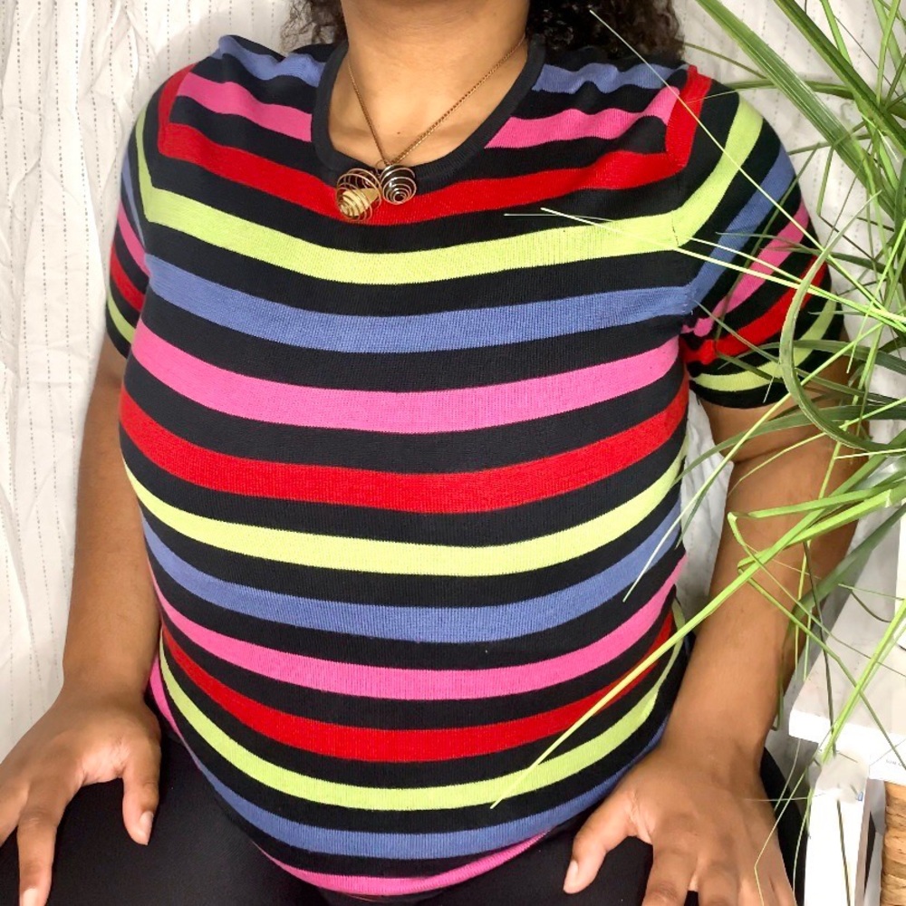 Colorful Striped Tee